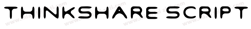Thinkshare Script Re字体转换